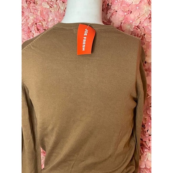 Joe Fresh Brown Pullover Sweater Size Small NWT - Picture 2 of 5